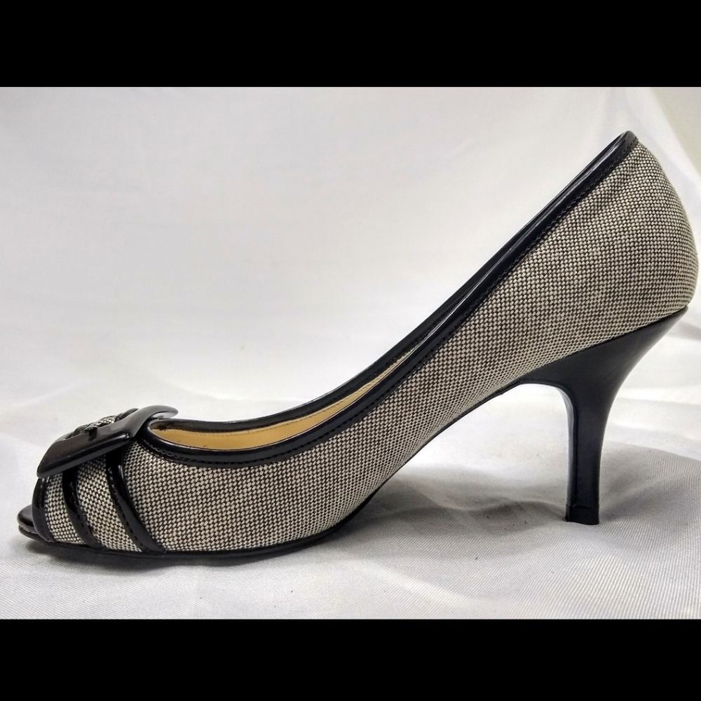 Zara High Heels Black And White 8 38